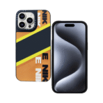 3D Neck B&W&Yellow Case For IPhone-15ProMax-B/W/Y