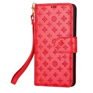 Luxurious Love Wallet Series For Apple iPhone 6P/6sP/7P/8 Plus - Red