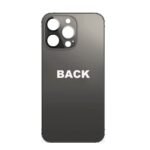 iPhone 13 Pro Back Glass (Bigger Camera Hole With 3mm sticker) – Black