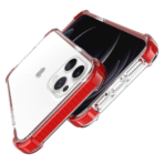 Arylic Transparent Case for iPhone=13Pro=Red - Image 3
