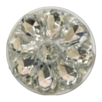 3D Diamond Phone Sticker-Silver