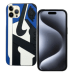 3D.Shoe Phone Case For Apple iPhone 12/12 Pro – Blue & White - Image 2