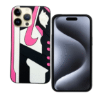 3D.Shoe Phone Case For Apple iPhone XR - Pink & White - Image 2