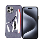 3D.Shoe Case For Iphone-14plus/15Plus=(Grey)