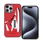 3D.Shoe Phone Case For Apple iPhone 12/13 Pro Max – New Red