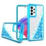 Liquid Sand Case For Samsung A73- Teal Blue