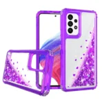 Liquid Sand Case For Samsung A73- Teal Blue - Image 4