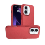 Silicon.Apple Logo Case For Iphone 16 Plus-Red