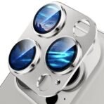 Camera Lens Protector For iPhone 11 Pro/11 Pro Max- Metal Silver