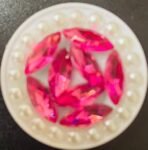 3D Diamond Leaf Phone Sticker-Rose Pink - Image 5