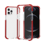 Arylic Transparent Case for iPhone=12ProMax/13ProMax=Red