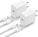 Ap.No Logo Super Fast iPhone 20W Combo Charger USB C to Lightening