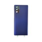 Galaxy note 20 ultra back glass with camera lens and adhesive (Without Logo) Blue - Image 3