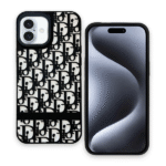 3D. C Dior black&white Case for iPhone 16 Plus