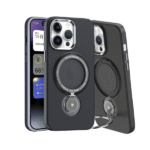360 Rotating Magnetic Case for i Phone 14 Pro Max Black