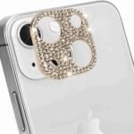 Camera Lens Protector For iPhone 12 - Glitter Gold