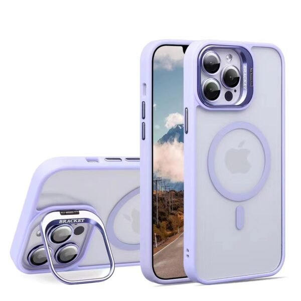 Melody Camera Kick-Stand Magsafe i Phone 15 Pro-Levender