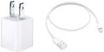 Ap.No Logo Super Fast iPhone 5W Combo Charger -USB to lighting cable - Image 2