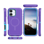 Defender Magnetic Magsafe for iPhone 16 - Purple