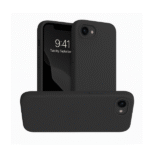 Silicon.Apple Logo Case For iPhone-16E/17E–Black
