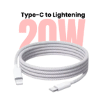 Type C- Lightening Cell Fashion USA Super-Fast Charging Data Cable (Fiber 6ft) - Image 3