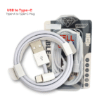 USB A-Type C Cell Fashion USA Super-Fast Charging Data Cable (Fiber 10ft) - Image 6