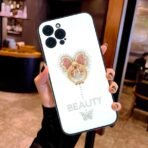 Candy Butterfly Ring Case For iPhone-16E/17E-White - Image 2