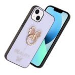 Candy Butterfly Ring Case For iPhone 16 Plus Levender - Image 4