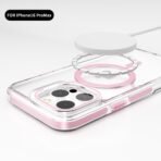 Leo Magsafe case camera stand For iPhone-16E/17E-Silver - Image 2