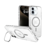 Leo Magsafe case camera stand For iPhone-16E/17E-Silver