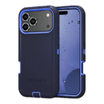 Defender Magnetic Megsafe With Belt Clip for iPhone 17 -Blue - Image 3