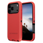 Defender Magnetic Megsafe With Belt Clip for iPhone 17 Pro -Red - Image 3