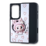 3D.Labubo case for Samsung galaxy-S23-White/Pink