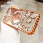 Magshine Glitter Magsafe Case For iPhone 16E/17E–Orange