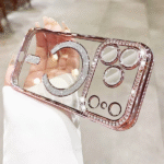 Magshine Glitter Magsafe Case For iPhone 16E/17E–Pink