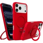 Core 360 Grip Magsafe Silicone Case For iPhone-17ProMax-Red