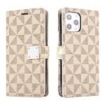 Axis Wallet Case For Iphone-14promax-Tringle Bige