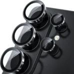 Camera Lens Tempered Glass Ring for Samsung S26 Plus Black