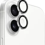 Camera Lens Tempered Glass Ring for iPhone 17 Titanium Clear