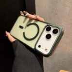 Nexus matte magsafe case for Samsung-S23plus-dark green